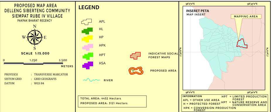 Map Info en Delleng Siberteng Community ID3